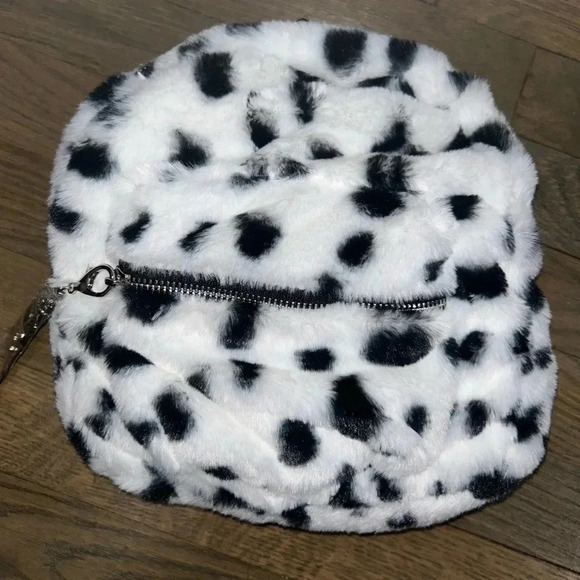 Gilda Paris Handbags - Gilda Paris Faux Fur Mini Backpack